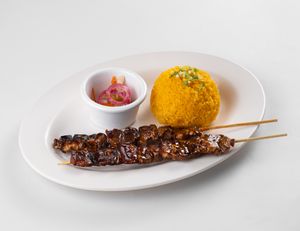 Liempo-Q with Rice