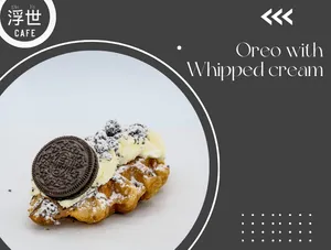 Oreo with Whipped Cream